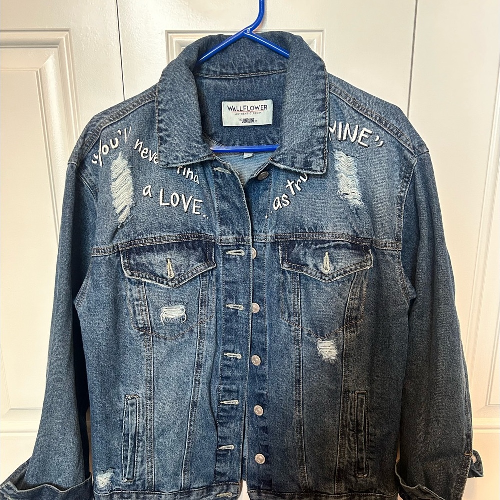 Custom Order George Strait Jean jacket - Picture 4 of 6